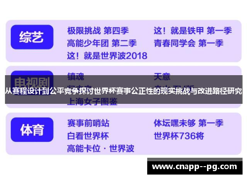 从赛程设计到公平竞争探讨世界杯赛事公正性的现实挑战与改进路径研究 从赛程设计到公平竞争探讨世界杯赛事公正性的现实挑战与改进路径研究